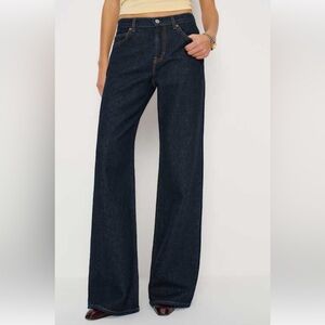 NWT: Reformation Dark Blue Flare Jeans